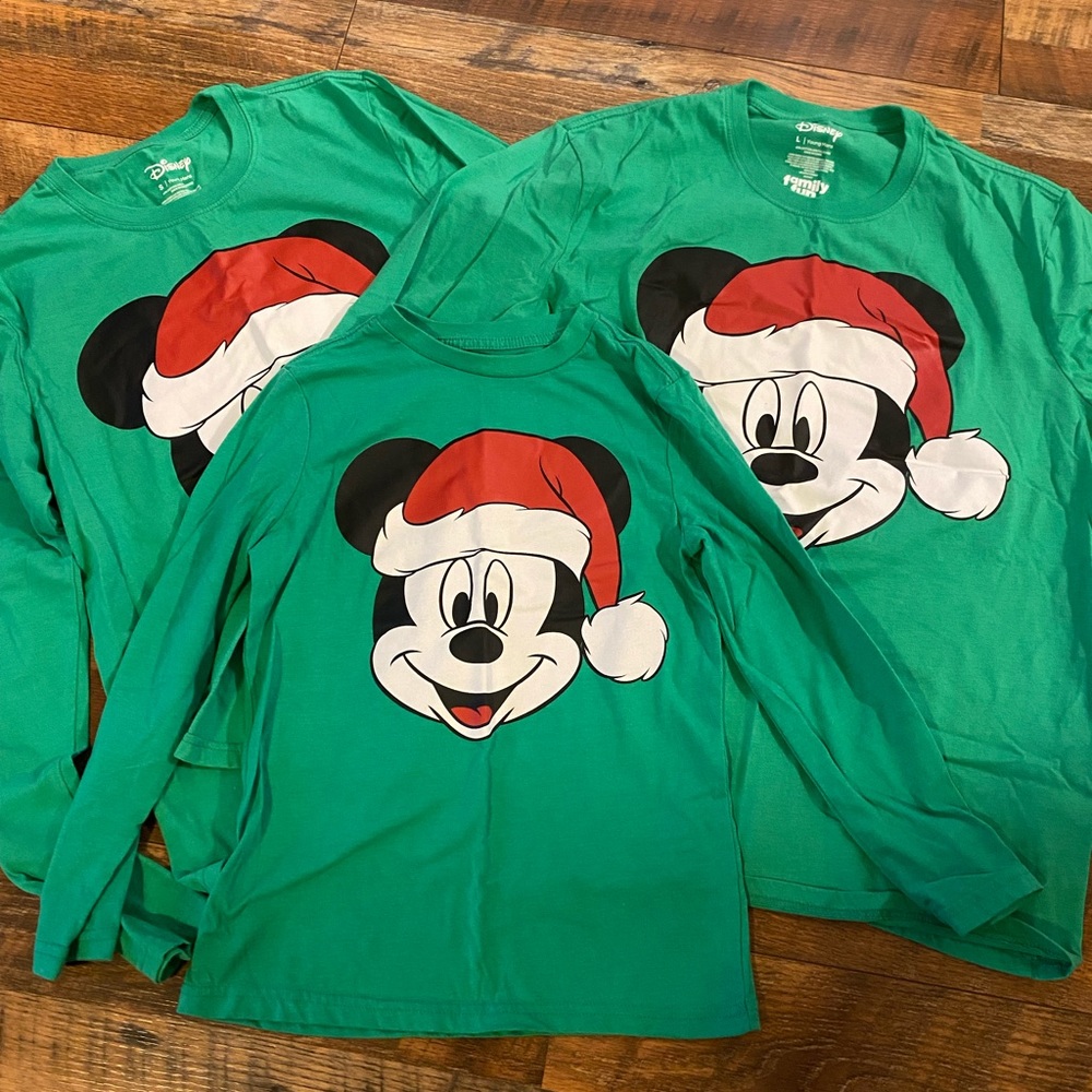 Family Mickey Mouse shirts. All NWOT, never worn!